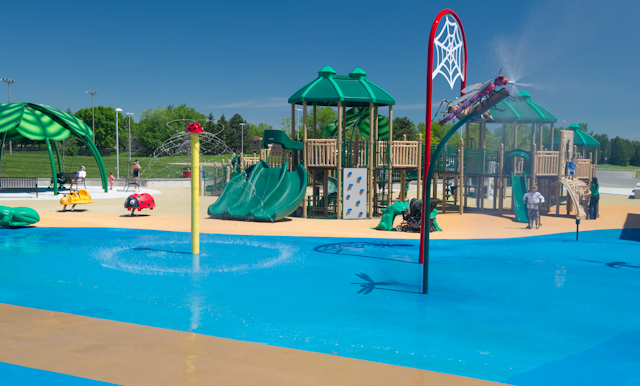 Splash pad park